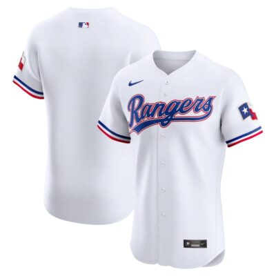 Texas Rangers Home Elite Jersey - White