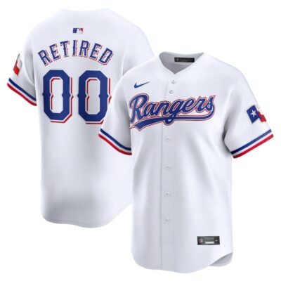 Texas Rangers Home Limited Pick-A-Player Retired Roster Jersey - White