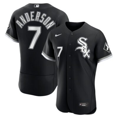 Tim Anderson Chicago White Sox Alternate Player Jersey - Black