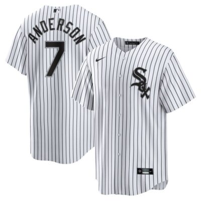 Tim Anderson Chicago White Sox Home Replica Player Jersey - White