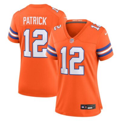 Tim Patrick Denver Broncos Women's Mile High Collection 1977 Throwback Player Game Jersey - Orange