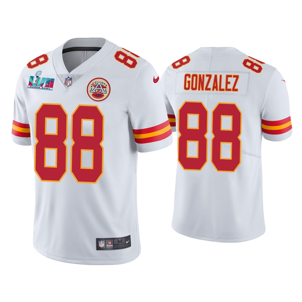 Tony Gonzalez Kansas City Chiefs Super Bowl LVII White Vapor Limited Jersey