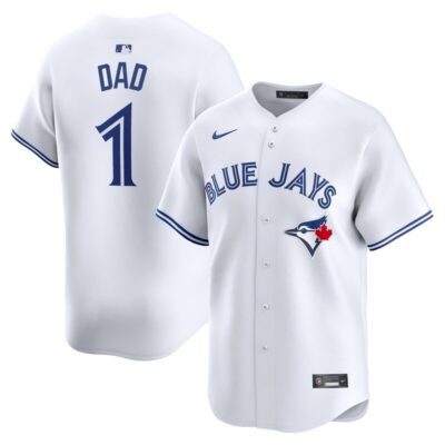 Toronto Blue Jays #1 Dad Home Limited Jersey - White