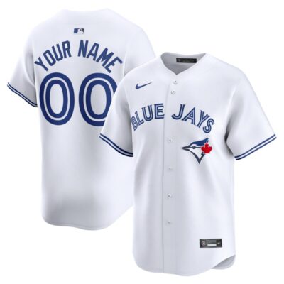 Toronto Blue Jays Home Limited Custom Jersey - White