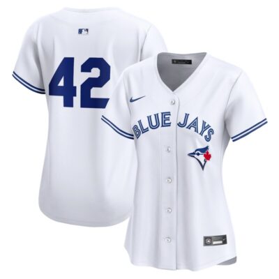 Toronto Blue Jays Women 2024 Jackie Robinson Day Home Limited Jersey - White