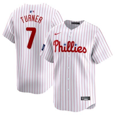 Trea Turner Philadelphia Phillies 2024 MLB World Tour London Series Home Limited Player Jersey - White