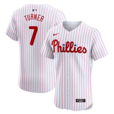 Trea Turner Philadelphia Phillies Home Elite Jersey - White