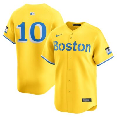 Trevor Story Boston Red Sox City Connect Limited Player Jersey - Gold