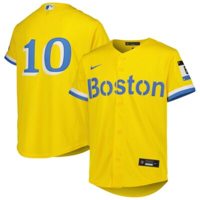 Trevor Story Boston Red Sox Youth City Connect Replica Player Jersey - Gold