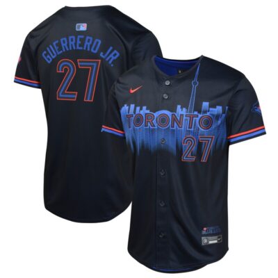 Vladimir Guerrero Toronto Blue Jays Youth 2024 City Connect Limited Player Jersey - Navy