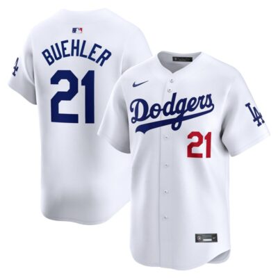 Walker Buehler Los Angeles Dodgers Home Limited Player Jersey - White