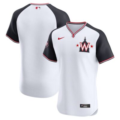 Washington Nationals Alternate Vapor Premier Elite Patch Jersey - White