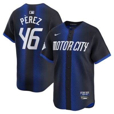 Wenceel Perez Detroit Tigers 2024 City Connect Limited Jersey - Navy