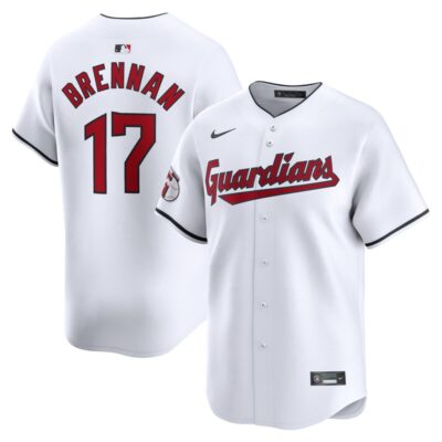 Will Brennan Cleveland Guardians Home Limited Player Jersey - White