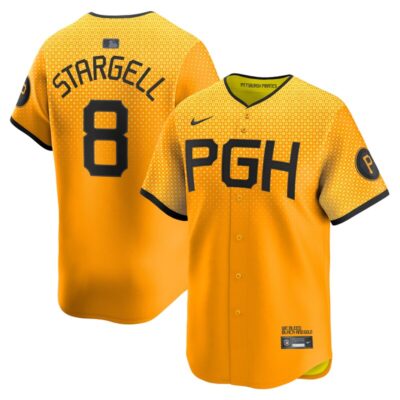 Willie Stargell Pittsburgh Pirates City Connect Limited Player Jersey - Gold