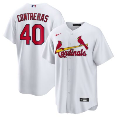 Willson Contreras St. Louis Cardinals Home Official Replica Player Jersey - White