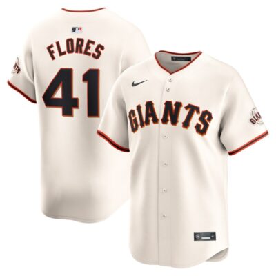 Wilmer Flores San Francisco Giants Home Limited Player Jersey - Cream