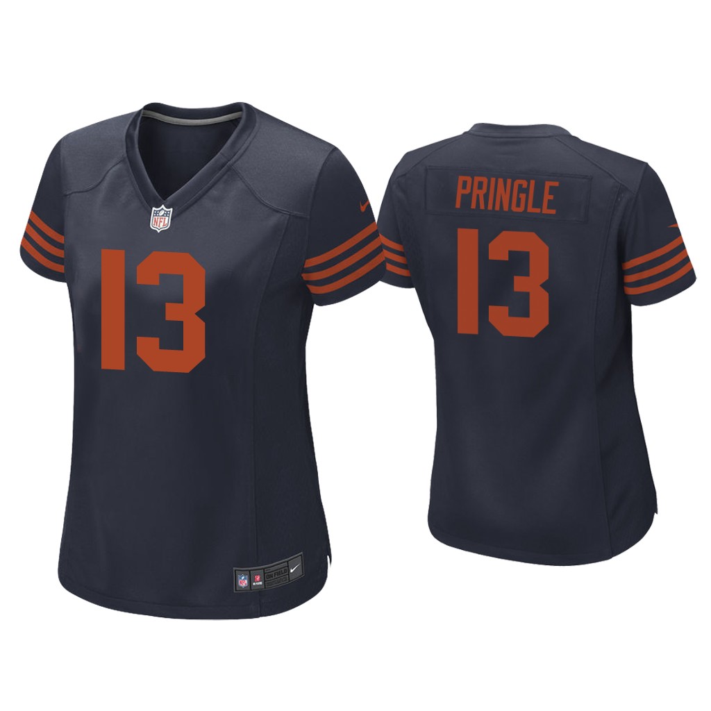 Women Byron Pringle Chicago Bears Navy Throwback Game Jersey
