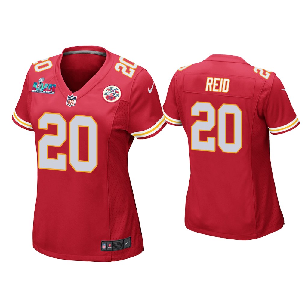 Women Justin Reid Kansas City Chiefs Super Bowl LVII Red Game Jersey