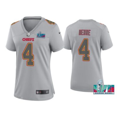 Women'S Chad Henne Kansas City Chiefs Super Bowl LVII Gray Atmosphere Jersey