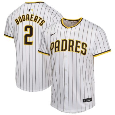 Xander Bogaerts San Diego Padres Youth Home Player Game Jersey - White