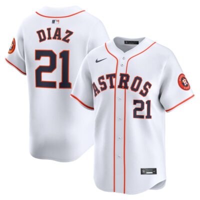 Yainer Diaz Houston Astros Home Limited Player Jersey - White