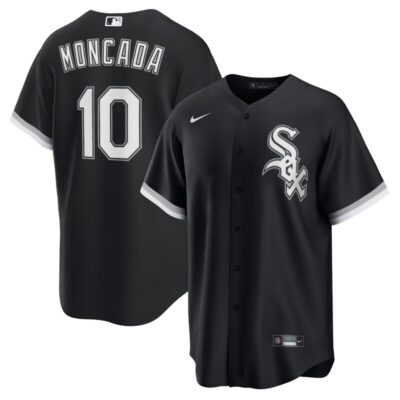 Yoan Moncada Chicago White Sox Alternate Replica Player Name Jersey - Black