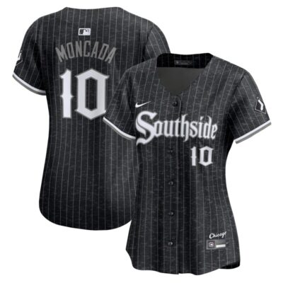 Yoan Moncada Chicago White Sox Women City Connect Limited Player Jersey - Black