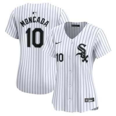 Yoan Moncada Chicago White Sox Women Home Limited Player Jersey - White