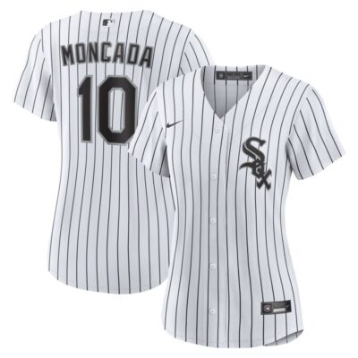 Yoan Moncada Chicago White Sox Women Home Replica Player Jersey - White