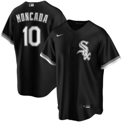 Yoan Moncada Chicago White Sox Youth Alternate Replica Player Jersey - Black