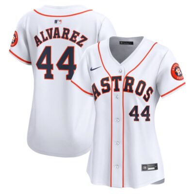 Yordan Alvarez Houston Astros Women Home Limited Player Jersey - White