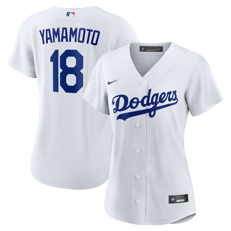 Yoshinobu Yamamoto Los Angeles Dodgers Women's Home Replica Player Jersey - White