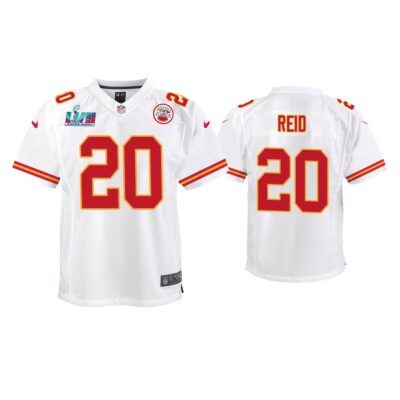 Youth Justin Reid Kansas City Chiefs Super Bowl LVII White Game Jersey