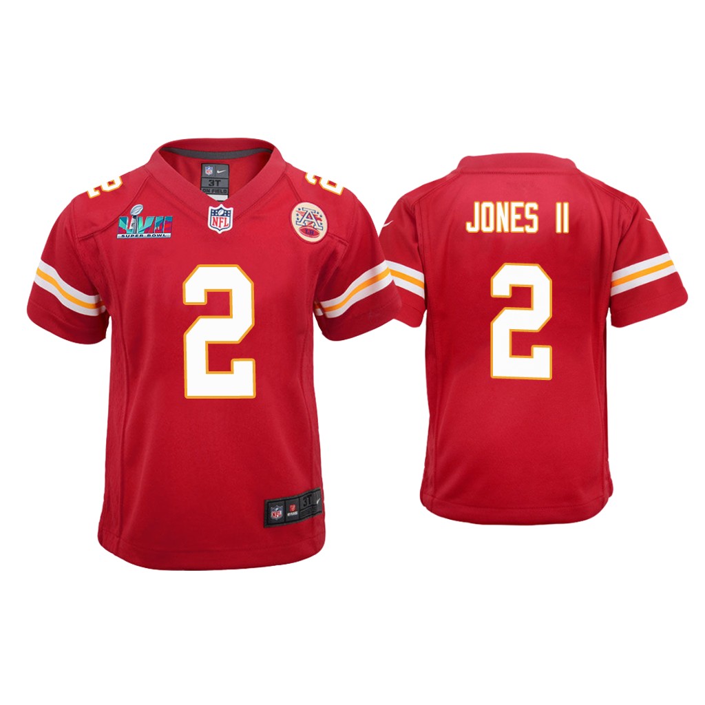 Youth Ronald Jones Ii Kansas City Chiefs Super Bowl LVII Red Game Jersey
