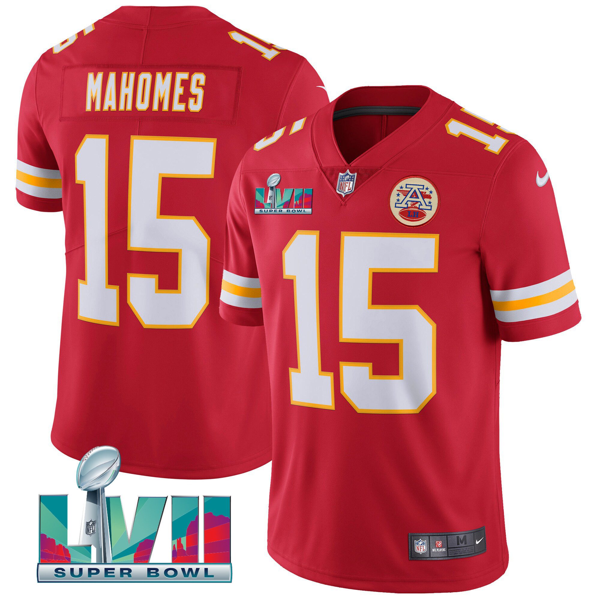 Youth's Kansas City Chiefs Super Bowl LVII Vapor Player Jersey