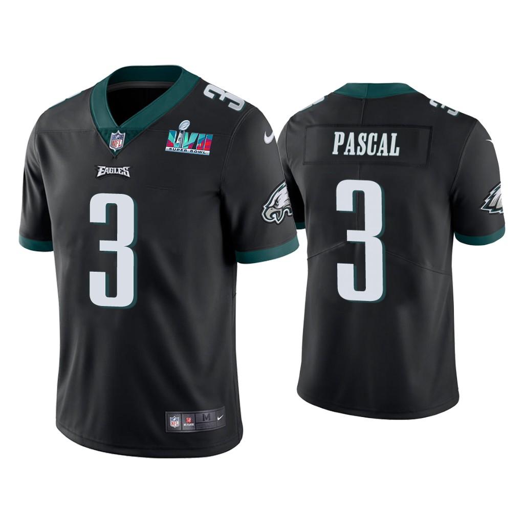 Zach Pascal Philadelphia Eagles Super Bowl LVII Black Vapor Limited Jersey