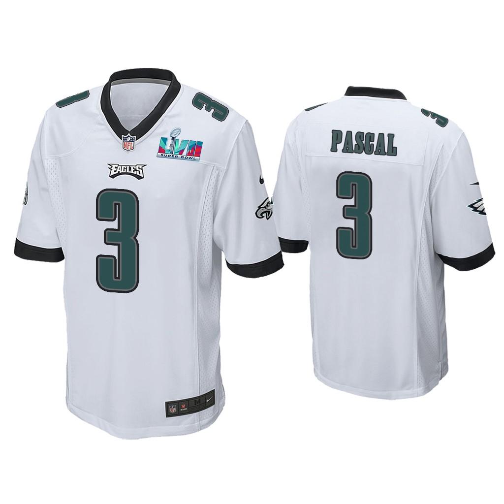 Zach Pascal Philadelphia Eagles Super Bowl LVII White Game Jersey