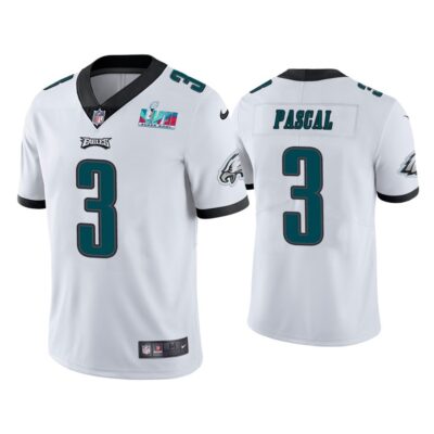 Zach Pascal Philadelphia Eagles Super Bowl LVII White Vapor Limited Jersey