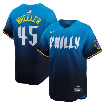 Zack Wheeler Philadelphia Phillies 2024 City Connect Limited Player Jersey - Blue