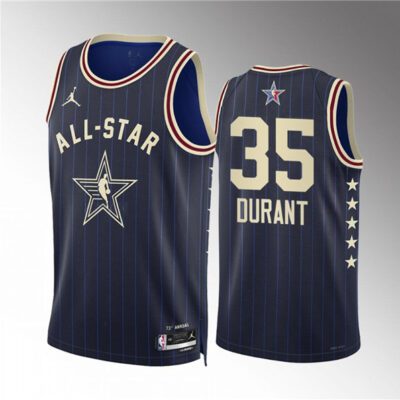 2024 All-Star #35 Kevin Durant Navy Stitched Basketball Jersey