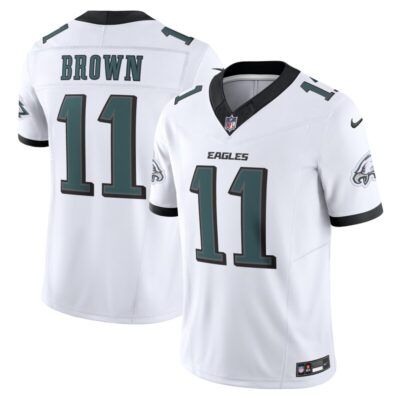 A.J. Brown Philadelphia Eagles Vapor F.U.S.E. Limited Jersey - White