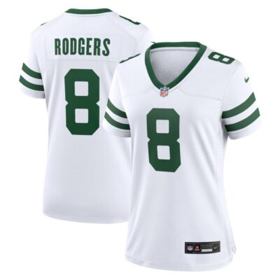 Aaron Rodgers New York Jets Women Game Jersey - Legacy White