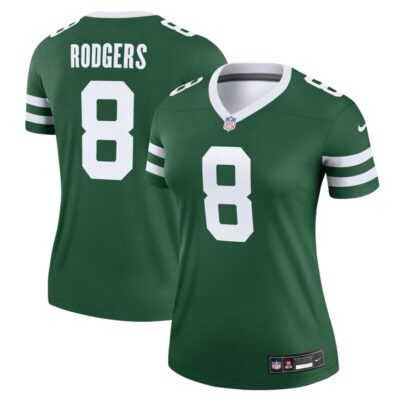 Aaron Rodgers New York Jets Women Legend Player Performance Top - Legacy Green