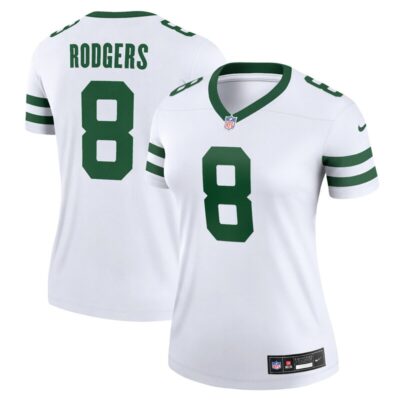 Aaron Rodgers New York Jets Women Legend Player Performance Top - Legacy White