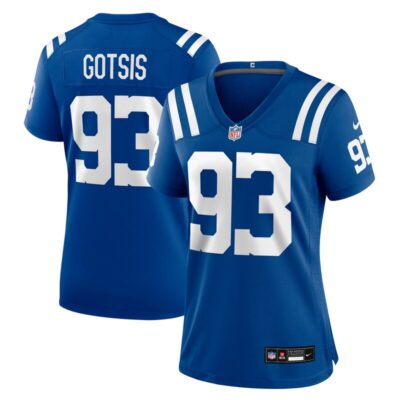 Adam Gotsis Indianapolis Colts Women Team Game Jersey - Royal