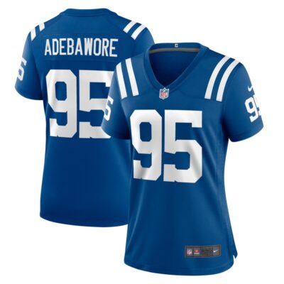 Adetomiwa Adebawore Indianapolis Colts Women Team Game Jersey - Royal