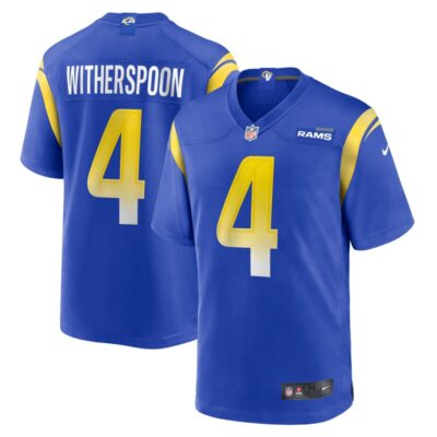 Ahkello Witherspoon Los Angeles Rams Team Game Jersey - Royal