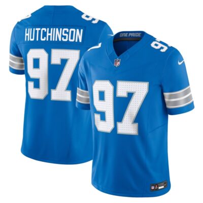 Aidan Hutchinson Detroit Lions Vapor F.U.S.E. Limited Jersey - Blue