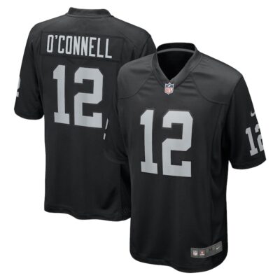 Aidan O'Connell Las Vegas Raiders Team Game Jersey - Black